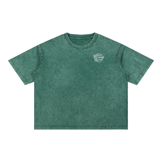 BCB Mineral Wash Boxy Cotton T-Shirt