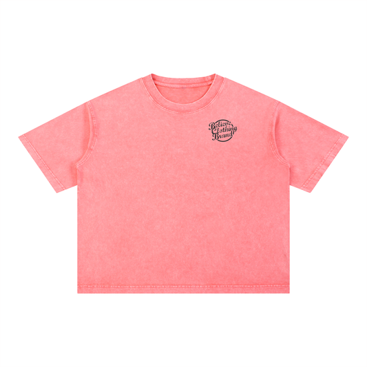 BCB Mineral Wash Boxy Cotton T-Shirt