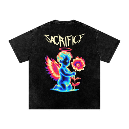 1.o.K BCB "Sacrifice" Snow Washed Oversized Cotton T-Shirt
