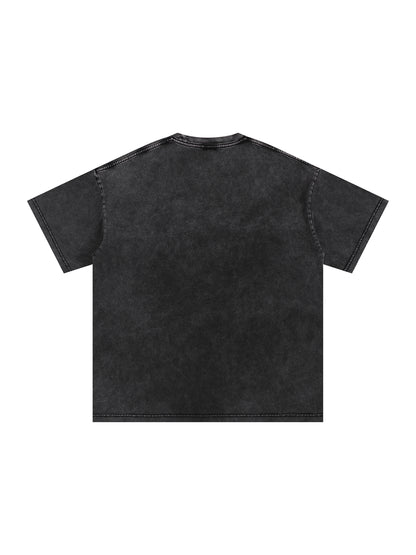 1.o.K BCB "Sacrifice" Snow Washed Oversized Cotton T-Shirt
