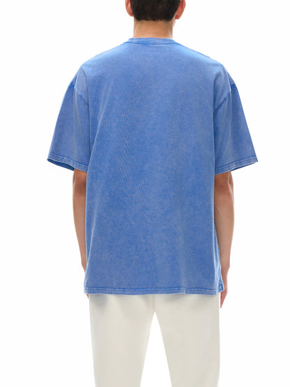 1.o.K BLVE "TWIY" Snow Washed Oversized Cotton T-Shirt