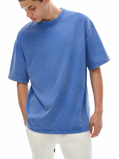 1.o.K BLVE "TWIY" Snow Washed Oversized Cotton T-Shirt